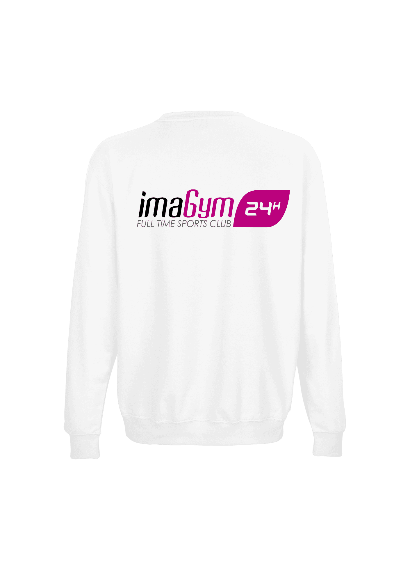 Sudadera blanca unisex 005 IMAGYM - IMA05-COLUMBIABLANCDOS